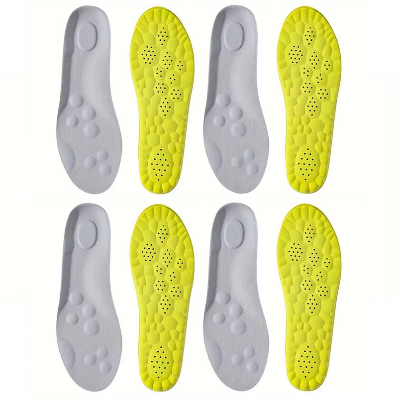 Plantillas viscoelásticas ortopédicas con soporte de arco, suaves y transpirables