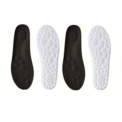 1Pair/2Pairs/4Pairs High Elasticity Latex Sport Insoles Soft Shoe Pads Arch Support Orthotic Insoles Breathable Deodorant Insole